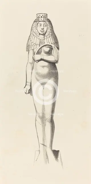 Figure of Bubaste or Isis, published 1829. Creator: W Walton.