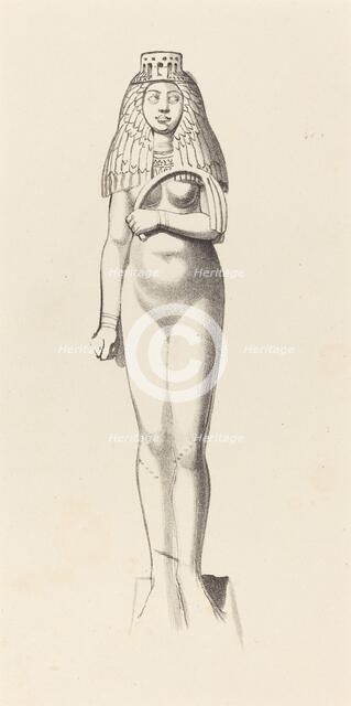 Figure of Bubaste or Isis, published 1829. Creator: W Walton.