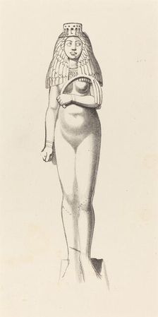 Figure of Bubaste or Isis, published 1829. Creator: W Walton