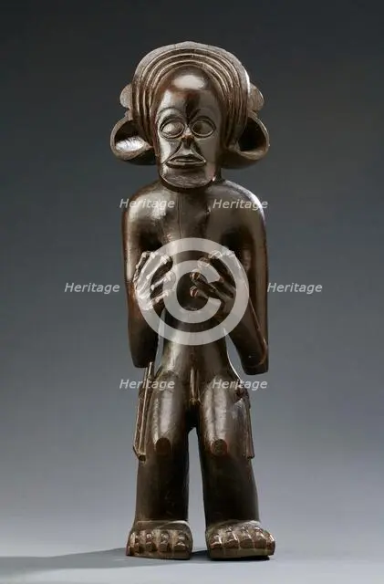 Figure of chief, late 19th century - early 20th century. Creator: Unknown.