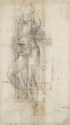 Figure of Christ rising from the Tomb, c1490-1560. Artist: Michelangelo Buonarroti