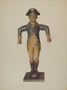 Figure of Coachman, c. 1938. Creator: Irving I. Smith