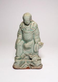 Figure of Daoist God Zhenwu (Perfected Warrior), Ming or Qing dynasty, 15th/18th century. Creator: Unknown