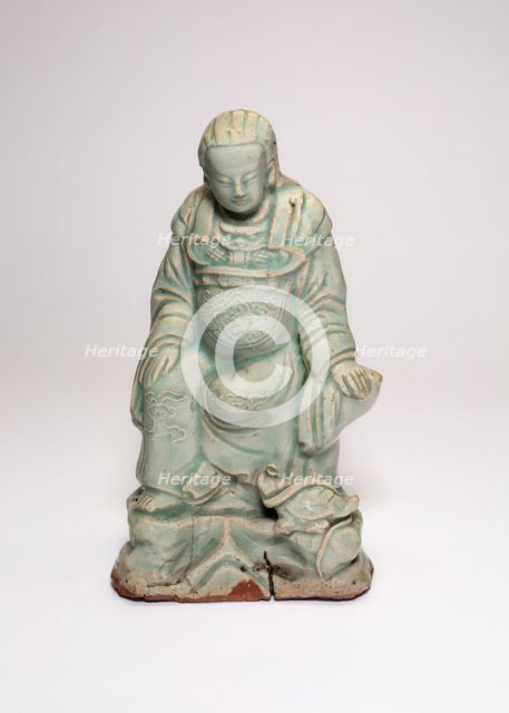 Figure of Daoist God Zhenwu (Perfected Warrior), Ming or Qing dynasty, 15th/18th century. Creator: Unknown.