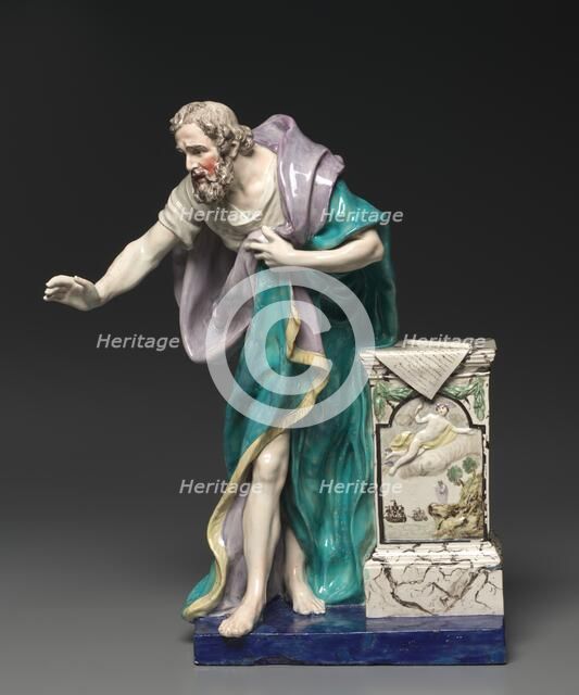 Figure of Demosthenes, c. 1800. Creator: Enoch Wood (British, 1759-1840).