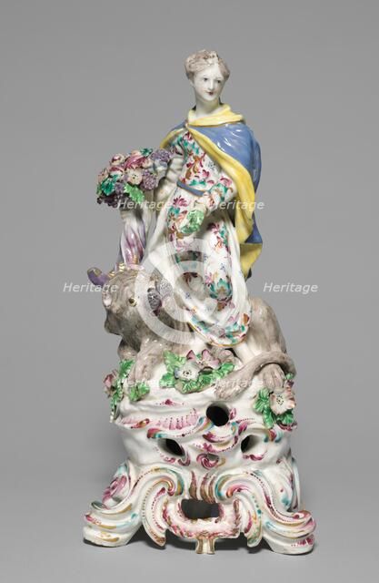 Figure of Earth, c. 1755. Creator: Bow Porcelain Factory (British).