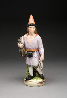 Figure of Fisherman, Saint Petersburg, c. 1779/96. Creators: Jean Rachette, Russian Imperial Porcelain Factory