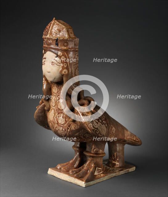 Figure of Harpy, Iran, 12th-early 13th century. Creator: Unknown.