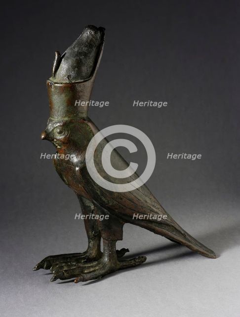 Figure of Horus as a Falcon, Late Period (711-332 BCE). Creator: Unknown.