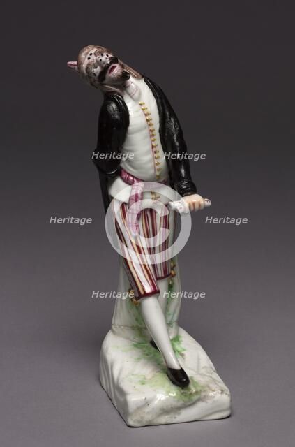 Figure of Pantalone, c. 1755. Creator: Mennecy- Villeroy Factory (French).