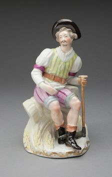 Figure of Summer, Vienna, c. 1770. Creator: Vienna State Porcelain Manufactory