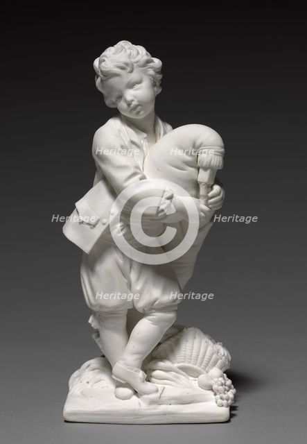 Figure of the Bagpiper, 1748-1752. Creator: Vincennes Factory (French); Pierre Blondeau (French); François Boucher (French, 1703-1770).