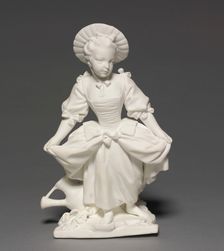 Figure of the Dancer (La Danseuse), 1748-1752. Creator: Vincennes Factory (French); Pierre Blondeau (French); François Boucher (French, 1703-1770), after a design by
