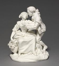 Figure of the Festival at the Chateau, 1766. Creator: Sèvres Porcelain Manufactory (French, est. 1740); Etienne-Maurice Falconet (French, 1716-1791); François Boucher (French, 1703-1770), after a design by