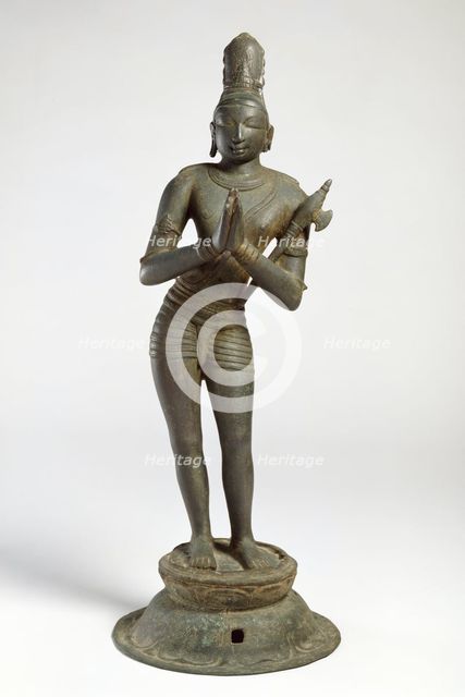 Figure of the saint Chandikeshvara, late 12th century. Artist: Unknown.