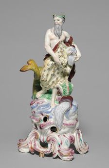 Figure of Water, 1755. Creator: Bow Porcelain Factory (British)
