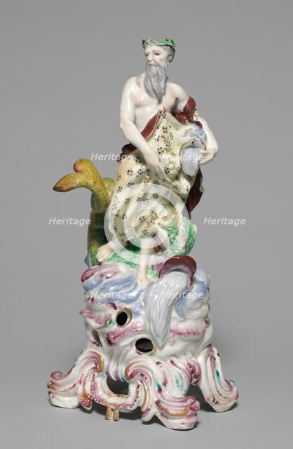 Figure of Water, 1755. Creator: Bow Porcelain Factory (British).