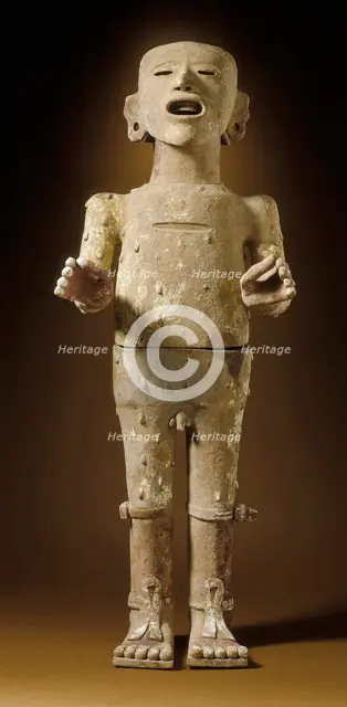 Figure of Xipe Totec, AD 1200-1400. Creator: Unknown.