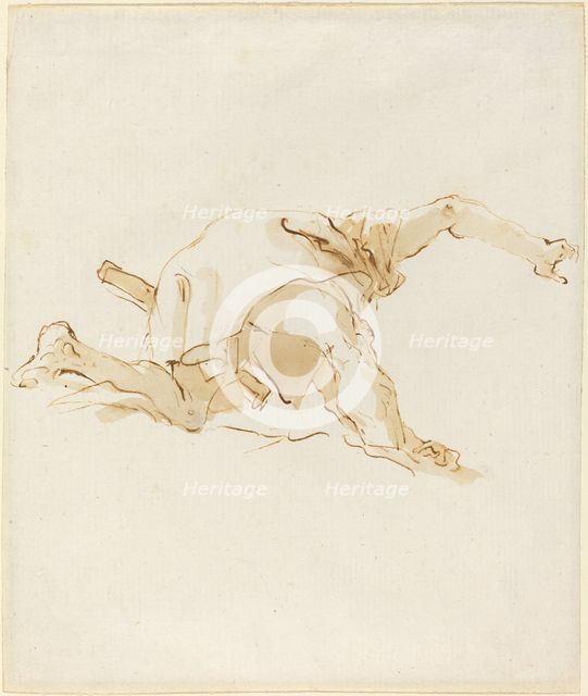 Figure on a Cloud, 1750/1760. Creator: Giovanni Battista Tiepolo.
