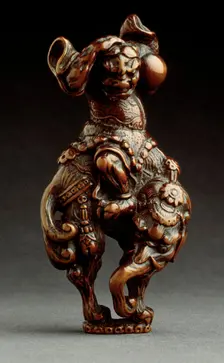 Figure on Baku, 18th century. Creator: Unknown