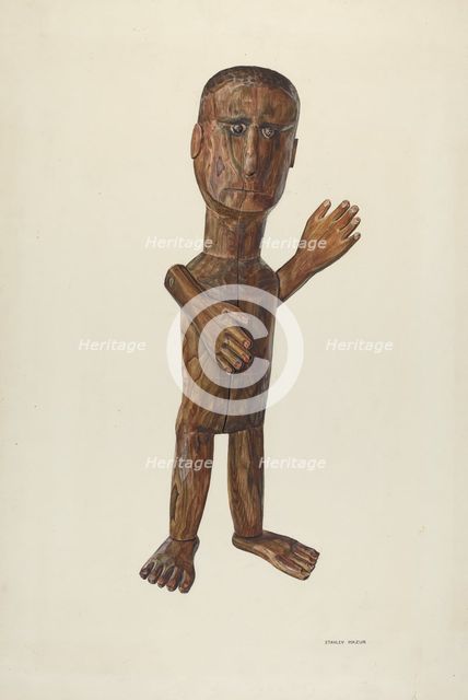 Figure, c. 1938. Creator: Stanley Mazur.