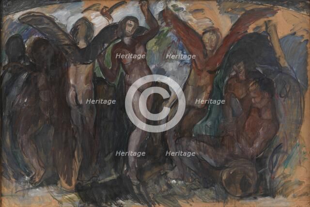 Figure Composition with Bacchantes, 1914-1915. Creator: Jens Adolf Emil Jerichau.