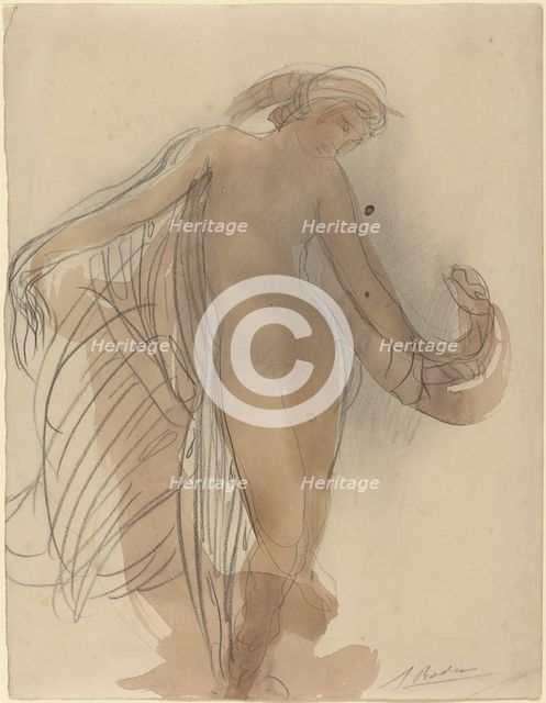 Figure Facing Forward. Creator: Auguste Rodin.