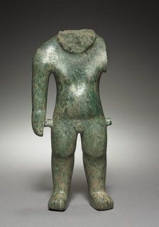 Figure Fragment, c. 900-400 BC. Creator: Unknown
