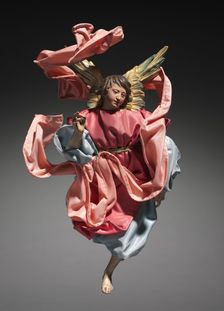 Figure from a Crèche: Angel, 1780-1830. Creator: Unknown