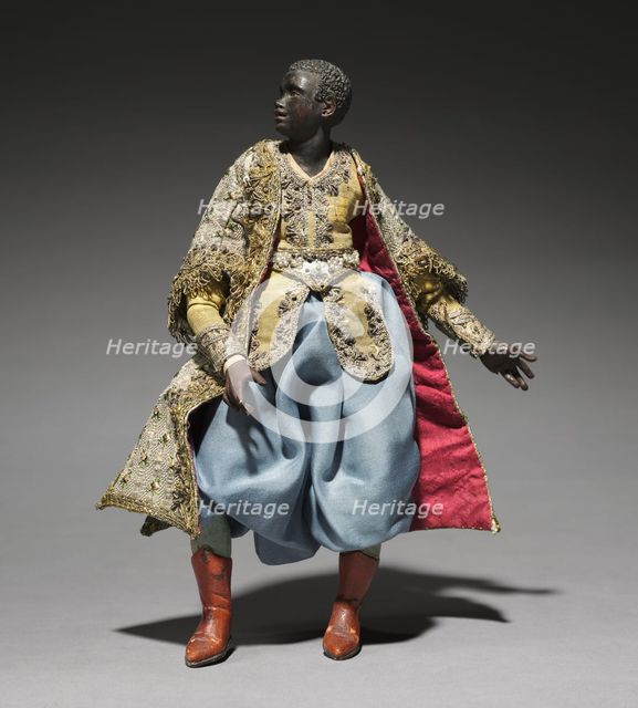 Figure from a Crèche: Attendant of the Magi, 1780-1830. Creator: Unknown.