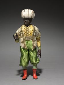 Figure from a Crèche: Attendant of the Magi, 1780-1830. Creator: Unknown