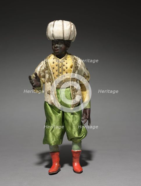 Figure from a Crèche: Attendant of the Magi, 1780-1830. Creator: Unknown.