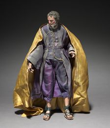 Figure from a Crèche: Joseph, 1780-1830. Creator: Unknown