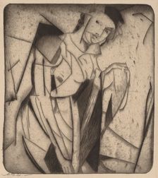 Figure in Glass, 1916-1917. Creator: Arthur Davies