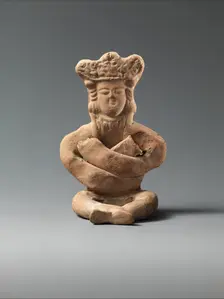 Figure, Iran or Iraq, 12th-13th century. Creator: Unknown