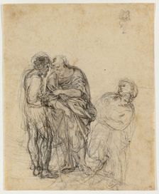 Figure Piece, n.d. Creator: Domenichino