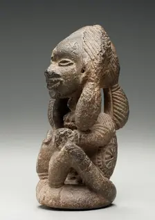 Figure, possibly early 1400s. Creator: Unknown