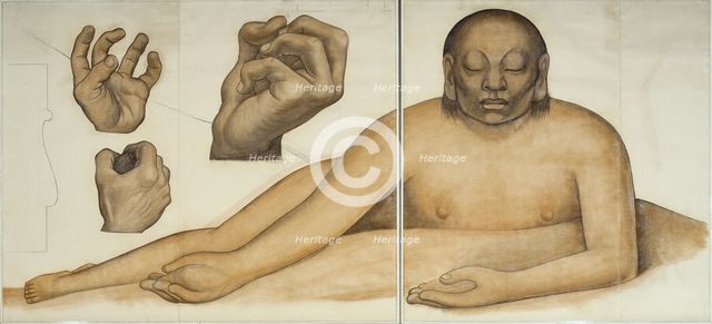Figure Representing the Yellow Race, 1932. Creator: Diego Rivera.