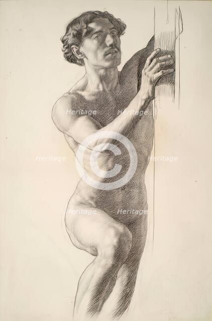 Figure Study, 1880. Creator: William Strang.