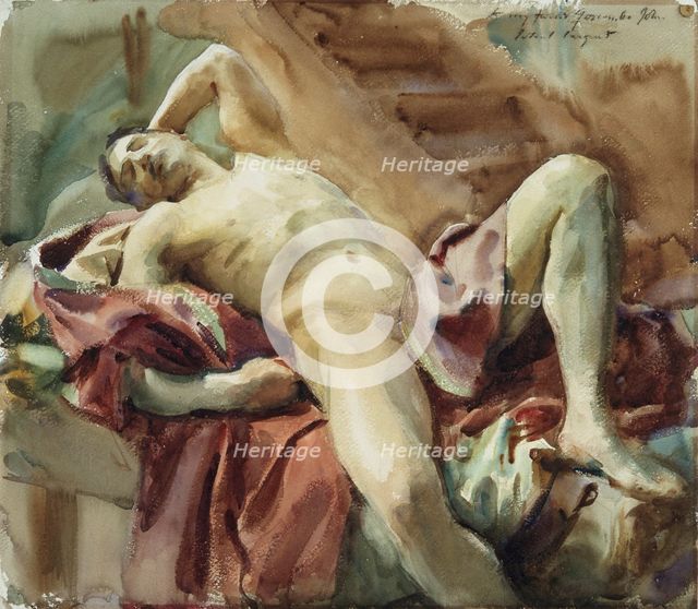 'Figure study', 1900. Creator: John Singer Sargent.