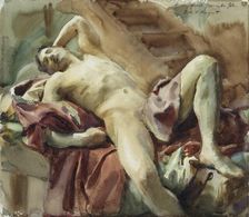 Figure study 1900. Artist: John Singer Sargent