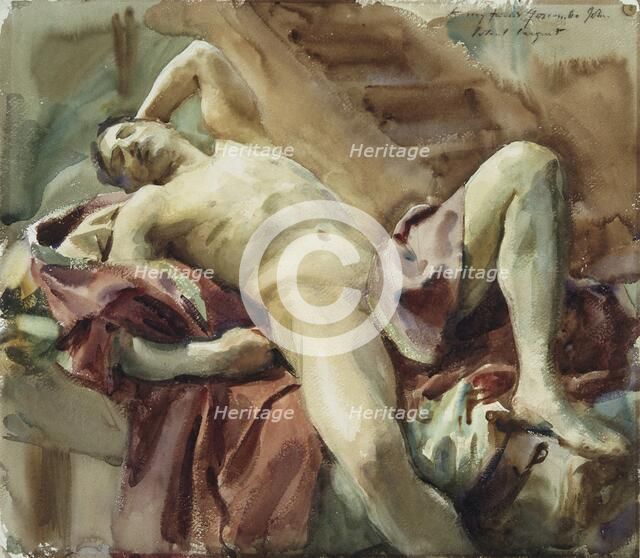 'Figure study', 1900. Artist: John Singer Sargent.