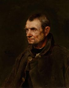 Figure Study of the Farmer Florian Killian, 1872. Creator: Eilif Peterssen