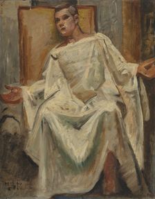 Figure study for "The Lord revealed himself to the assembled disciples", 1894. Creator: Kristian Zahrtmann