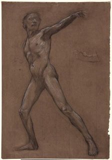 Figure Study for "Judas", c1910-1911. Creator: Christopher Williams