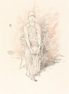 Figure Study in Colors, 1890. Creator: James Abbott McNeill Whistler