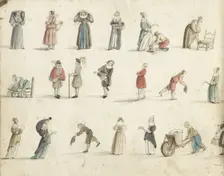Figure studies, 1648. Creator: Gesina ter Borch