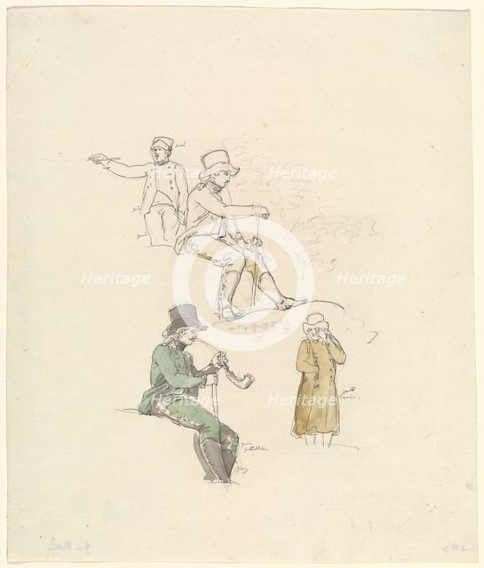 Figure Studies, 1801. Creator: Johann Georg von Dillis.