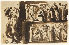 Figure Studies, c. late 1770s. Creator: George Romney
