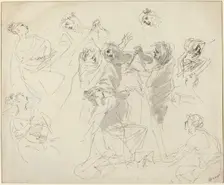 Figure Studies [recto]. Creator: Giovanni Battista Cipriani